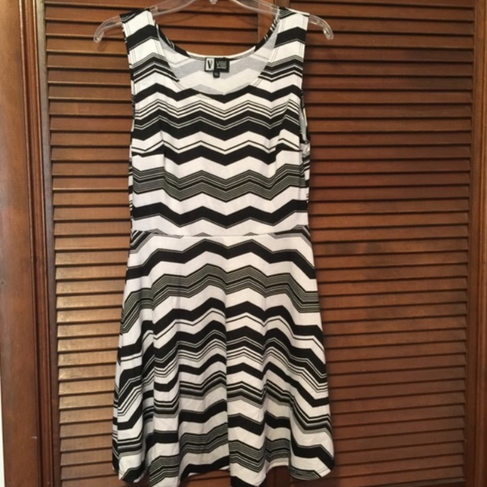Chevron Skater Dress